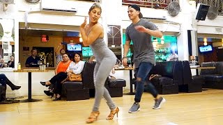 Karen and Ricardo Salsa Workshop Demo at the Granada LA Los Angeles [upl. by Suhsoj630]