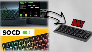 How to get Snap TapSOCD feature on ANY keyboard  ANY game [upl. by Polish934]