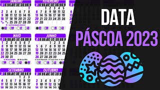 Quando é a PÁSCOA 2023 Dia e Data da Páscoa  Qual é o Domingo de Páscoa em 2023 [upl. by Ahsiret]