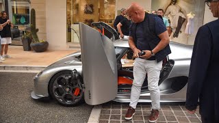 Christian Von Koenigsegg Shows Up His New 4M€ Koenigsegg CC850 in Monaco [upl. by Amsab57]