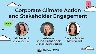 Corporate Climate Action and Stakeholder Engagement  Carbon Newbie Summit  Climate Week NYC 2024 [upl. by Aseiram248]