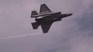 F35A Lightning Demo Team Frontiers in Flight Airshow McConnell Airbase 2024 [upl. by Merrile44]