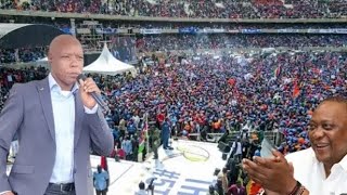 SEE HOW UHURU KENYATTAS BIRTHDAY WAS CELEBRATED BY MILLIONS OF KIKUYU LED BY MAINA NJENGAampKALONZO [upl. by Bohs189]