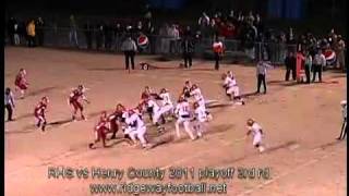 RHS vs Henry County 2011 playoff 3rd rd [upl. by Micheil]