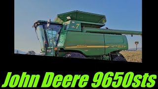 Trillando  cosechando sorgo San Jeronimo John deere 9650 sts [upl. by Dahlstrom]