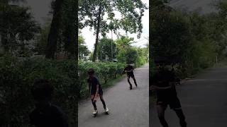 Ladies 😍 skating video new roller skating ☺️☺️ skating viral video [upl. by Platt673]