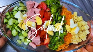 Healthy Salad Recipe for Work and School [upl. by Aiahc]