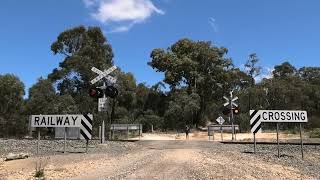 Finnegans Lane Railway Crossing Beaufort [upl. by Gnort]