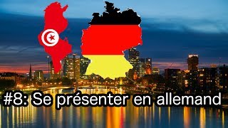 8 Comment se présenter en allemand [upl. by Ilatan424]