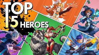 Top 15 Best Heroes To Solo Rank Up Season 30  Mobile Legends [upl. by Adnilreb]