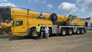 GROVE GMK 6300 350ton all terrain crane off to its new home and ready for work [upl. by Anairt]