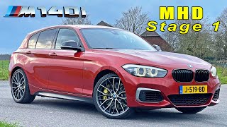 BMW M140i MHD Stage 1  REVIEW on AUTOBAHN [upl. by Kinimod566]