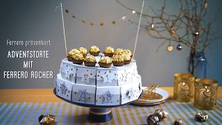 Ferrero DIYIdeen – Adventstorte mit Ferrero Rocher [upl. by Mcneely]