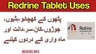 Redrine tablet uses in urdu  ParacetamolOrphenadrine citate tablet  Muscle Relxant tablet uses [upl. by Ecienaj]