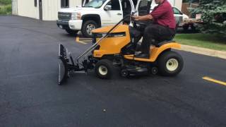 Nordic Plow easily attaches to the Cub Cadet plow assembly [upl. by Willmert723]