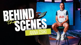 BEHIND THE SCENES OF ANNA CSIKI SIGNING FOR SPURS 📹 [upl. by Eilyr]