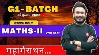 Applied MathematicsII  2nd Semester  G1 Batch  Real Marathon by Gaurav Sir [upl. by Caddaric91]