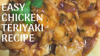 Easy Chicken Teriyaki Recipe [upl. by Riatsila12]