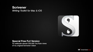 Scrivener for Mac amp iOS  Part 1 [upl. by Fabrice976]