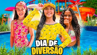 DIA DE DIVERSÃO ELAS TESTARAM TODAS AS PISCINAS DO HOTEL [upl. by Moyra343]