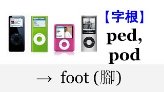 【字根 ped】English4Formosa 字首字根推廣教材 [upl. by Milt]