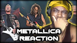 RAPPER LISTENS TO ENTER SANDMAN METALLICA REACTION  1ST TIME LIVE REACTION  RAH REACTS [upl. by Dleifrag809]