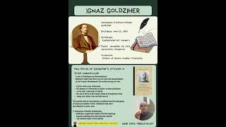 Who is the GOLDZIHER and what he focused in criticism on sirah nabawiyyah [upl. by Ahsercul826]