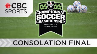 U Sports Mens Soccer Championship Consolation Final  CBCSports [upl. by Garlanda263]