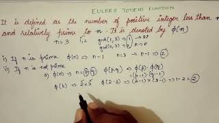 EULERS TOTIENT FUNCTION PROBLEM MATHEMATICAL FOUNDATION ASYMMETRIC CRYPTOGRAPHY EXPLAINED IN TAMIL [upl. by Narf]