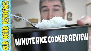 Minute Microwave Rice Cooker REVIEW  Rapid Brands Rapid Rice Cooker 🍚 [upl. by Terrell]