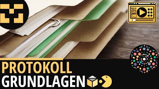 Protokoll Grundlagen │Deutsch Lernvideo Learning Level Up [upl. by Horodko268]