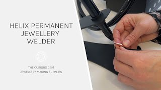 Helix MicroWelder thecuriousgem jewellerymaking ⛓️ [upl. by Hodgkinson]