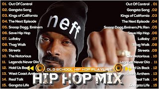 90S BEST RAP MIX  OLD SCHOOL HIP HOP PLAYLIST  SNOOP DOGG 2PAC 50 CENT EMINEM [upl. by Ern73]