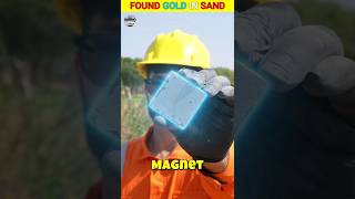 FOUND GOLD IN SAND experiment gold [upl. by Eillor]