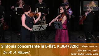 Sinfonia concertante in Eflat Major K364320d by W A Mozart [upl. by Nerad796]