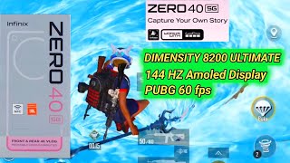 Infinix Zero 40 5G PUBG 60 fps 144Hz [upl. by Trebma]