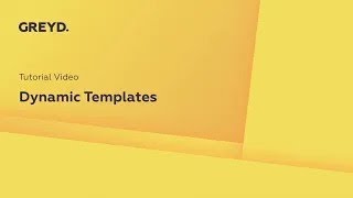 So setzt du Dynamic Templates in der GreydSuite ein [upl. by Noicpecnoc]