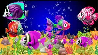 Bedtime Lullabies and Peaceful Fish Animation Lullaby Aquarium Soothing fishes fishlullaby 27 [upl. by Bowles715]