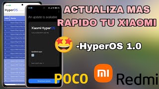 😱ASI TENDRAS HYPER OS GLOBAL OFICIAL MAS RAPIDO EN TU XIAOMI REDMI O POCO💯 [upl. by Reiner]