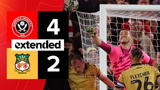 Sheffield United 42 Wrexham  Extended Carabao Cup highlights [upl. by England339]