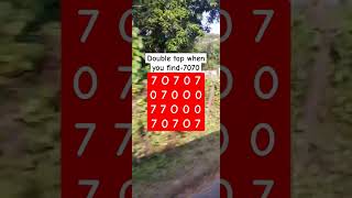 Double tap when you find7070 shorts puzzlegame brainteaser [upl. by Marna597]