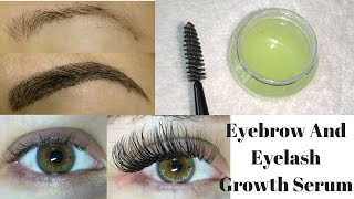 Grow Long Thick amp Strong Eyebrows amp Eyelashes In Just 5 Days  DIY Eyelash amp Eyebrows Growth Serum [upl. by Inna]