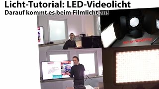 Tutorial Darauf kommt es beim LEDFilmlicht an  LEDLeuchten im Test [upl. by Richmal]