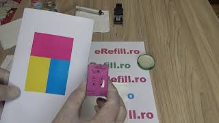 Reumplere cartus HP 305 305XL Color 2320  Refill cartridge HP 305  305XL color [upl. by Abdella]