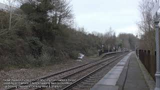 2017 12 19 Trains at Betchworth with 35028 CLAN LINE [upl. by Thomasa]