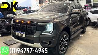 Ranger Limited 2025  Grade Raptor  Grade Dianteira Ford  Grade com Led Ranger  DK136 [upl. by Yrdnal]