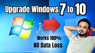 Upgrade From Windows 7 to Windows 10 for FREE in 2024 NO Data Loss Works 100 [upl. by Talley635]