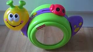 Fisher Price Go Baby Go 1 2 3 Crawl Along Snail [upl. by Adnilemreh]