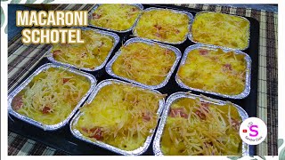 MACARONI SCHOTEL  PRAKTIS PANGGANGKUKUS [upl. by Free]