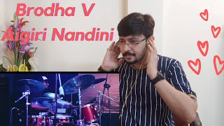 AIGIRI NANDINI Hip Hop Version  Brodha V LIVE in Bangalore  REACTION  KSHITIJ AWASTHI [upl. by Debbie]